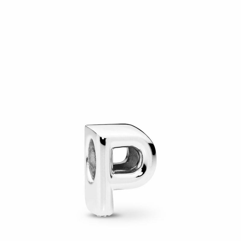 Pandora Letter P Charm Outlet NZ, Sterling Silver (476913-TDN)